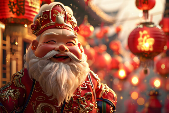 恭喜發(fā)財?shù)腁I圖片