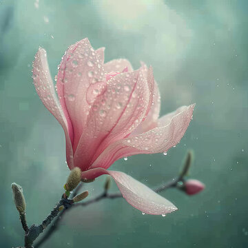 玉蘭花雨露