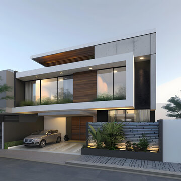 現(xiàn)代簡約住宅建筑設(shè)計(jì)