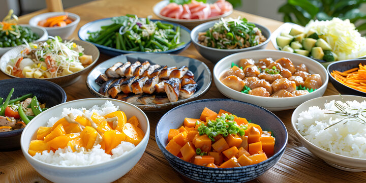 一桌子的美味佳肴