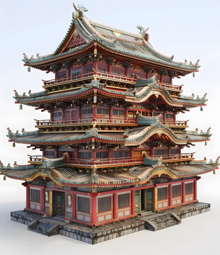 中國傳統(tǒng)建筑風(fēng)格的寶塔設(shè)計