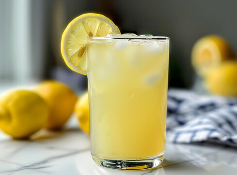 冰爽檸檬飲品，夏日清爽解暑
