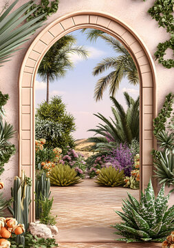 拱門花園景觀