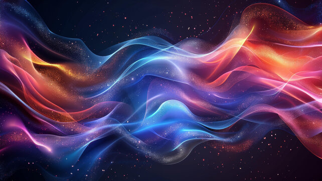 浩瀚宇宙中的璀璨星云