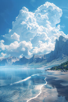 奇幻海灘景觀