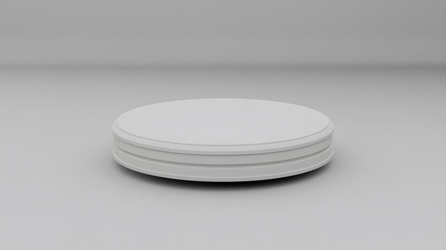 白色圓形平臺極簡產(chǎn)品展示