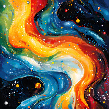 五彩斑斕的星云