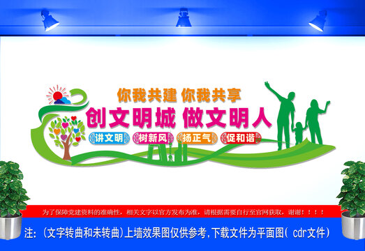 文明城市建設(shè)文化墻