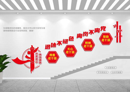 老干部樓道文化墻