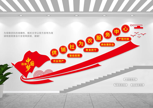 供銷社樓梯間文化墻