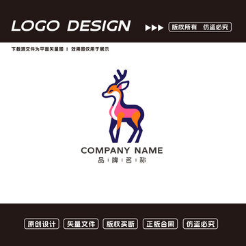 鹿logo標(biāo)志