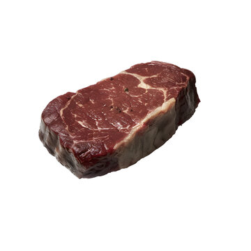 [免摳素材]生牛肉牛排 白色背景隔離