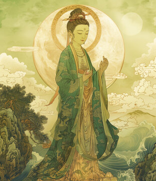 嫦娥奔月圖