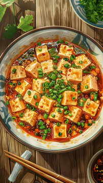 香辣麻婆豆腐