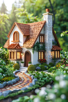 童話般的森林小屋