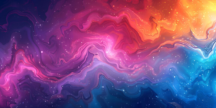 五彩斑斕的星云