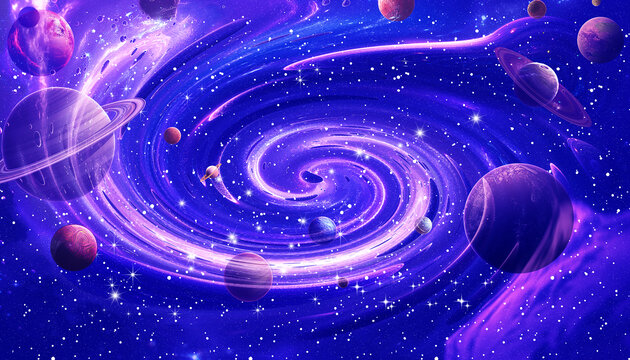 星空星球星系浩瀚太空
