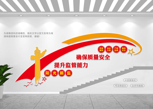 質(zhì)檢樓梯間文化墻