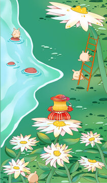 小溪邊