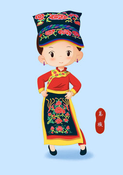 羌族小姑娘