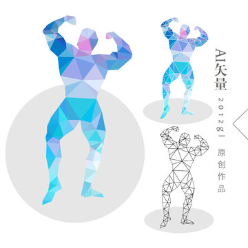 健身插畫