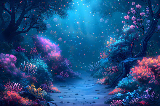 奇幻森林的AI圖片