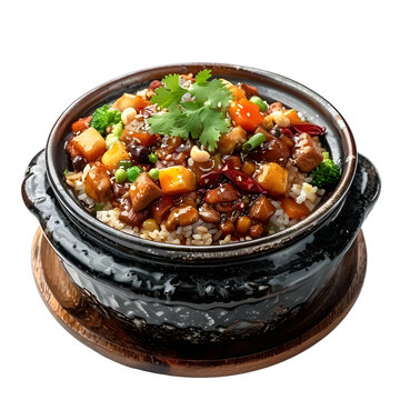 [免摳素材]砂鍋雞肉飯