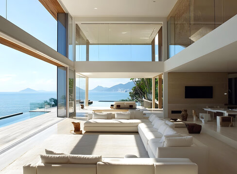 海景豪宅的現(xiàn)代建筑設(shè)計(jì)