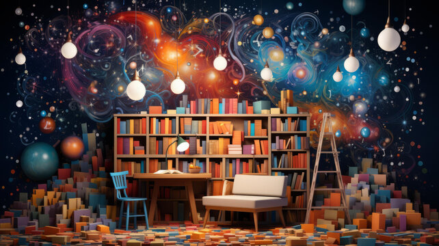 浩瀚宇宙中的圖書館