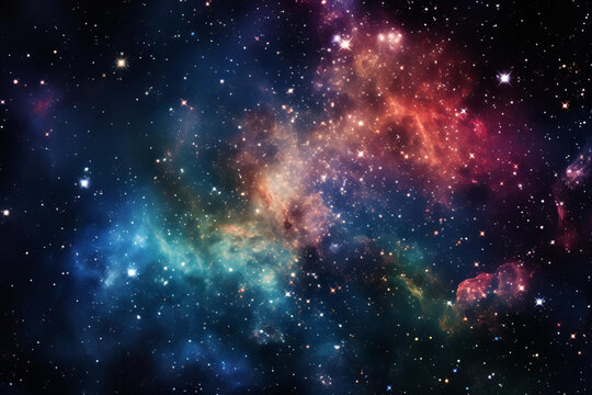 浩瀚宇宙星云背景