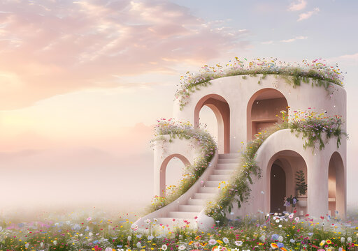 夢(mèng)幻花海建筑