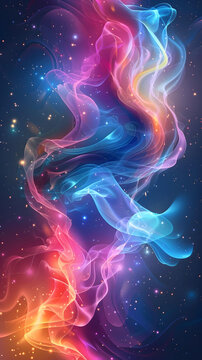 五彩斑斕的星云