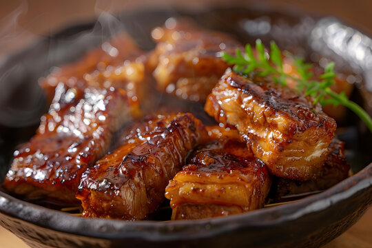 香氣四溢的烤豬肉
