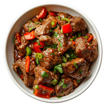 [免摳素材]香辣牛肉塊：色香味俱佳的美食誘惑