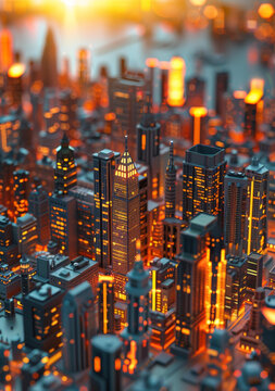 3D建模的城市景觀