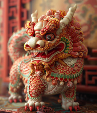 祥瑞貔貅的AI圖片