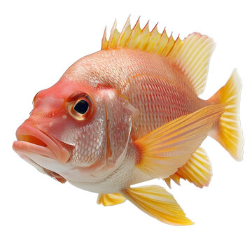 [免摳素材]紅色的魚(yú)和黃色的魚(yú)鰭