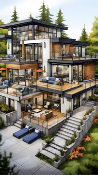 現(xiàn)代豪華住宅
