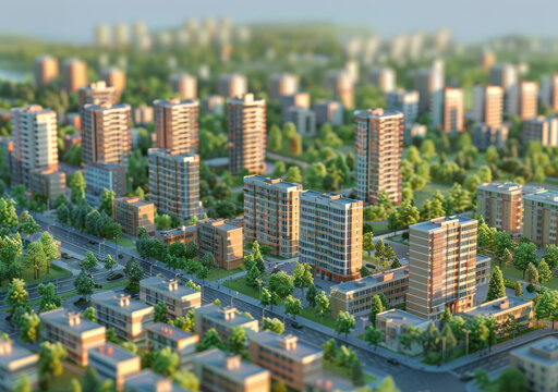 微縮城市景觀
