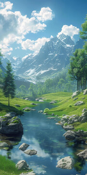 壯麗的山河美景