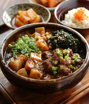 一碗美味的日式咖喱牛肉飯