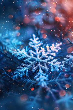 雪花微觀之美