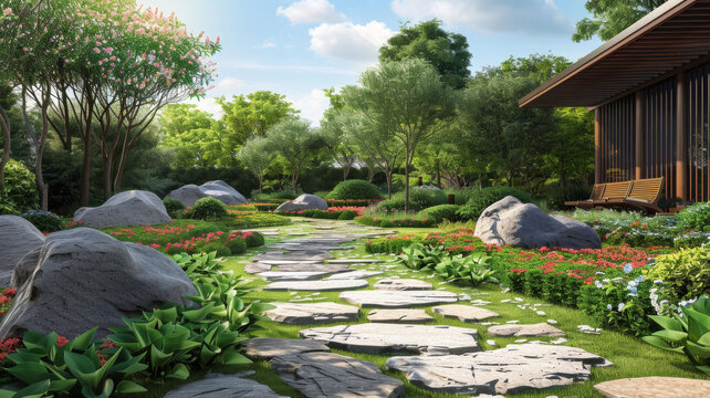 園林景觀效果圖