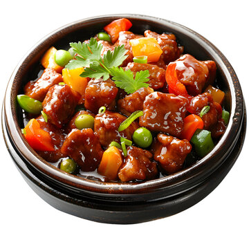 [免摳素材]一碗美味的紅燒肉