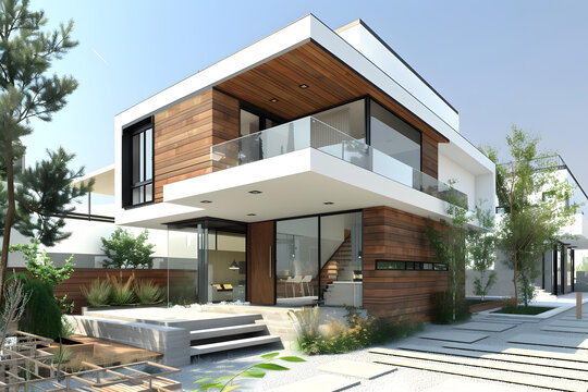 現(xiàn)代風格住宅外觀設(shè)計