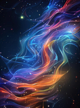 璀璨星云的AI圖片