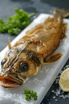 烤魚(yú)美食圖片