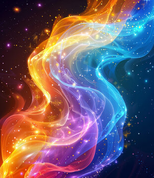七彩星云的AI圖片
