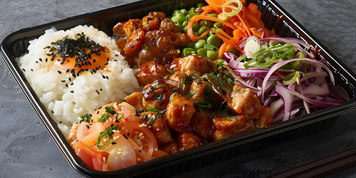 日式照燒雞肉便當(dāng)