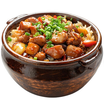 [免摳素材]香噴噴的雞肉蓋飯